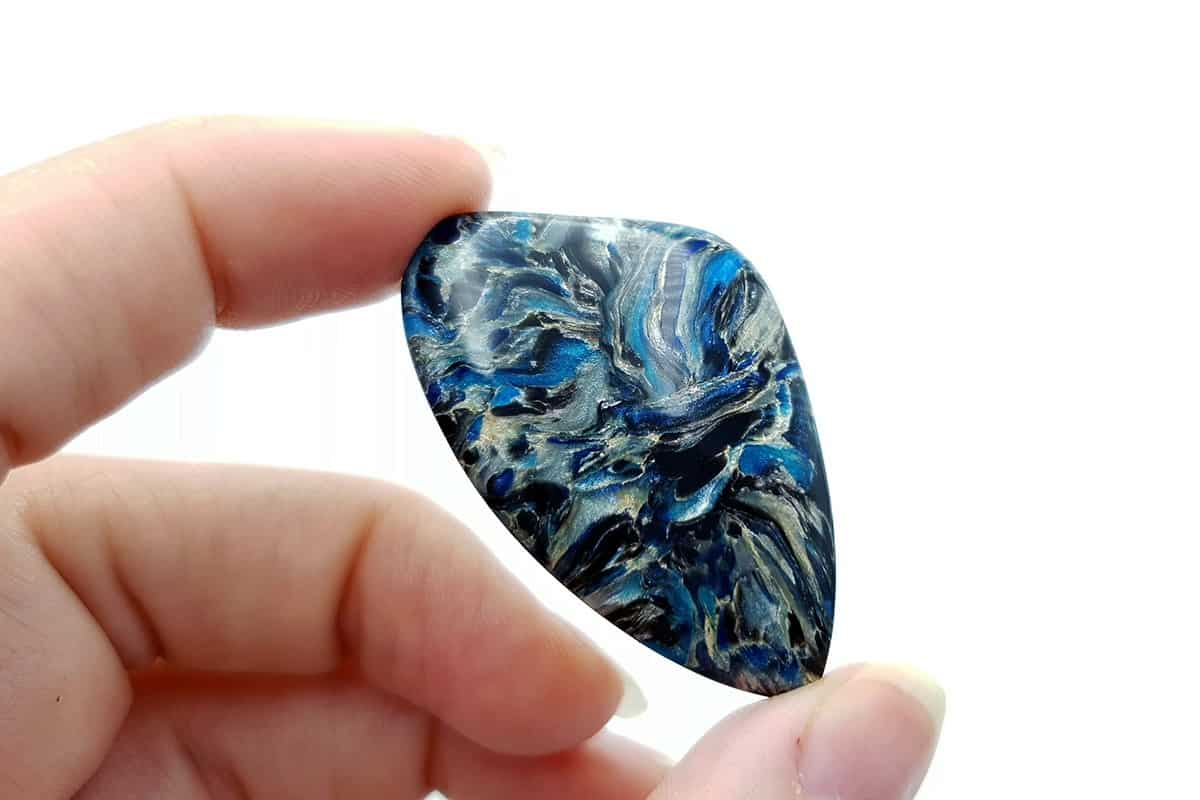 4 pcs Faux Pietersite Stones from Polymer Clay (#9) Cabochons SweetyBijou Cabochons