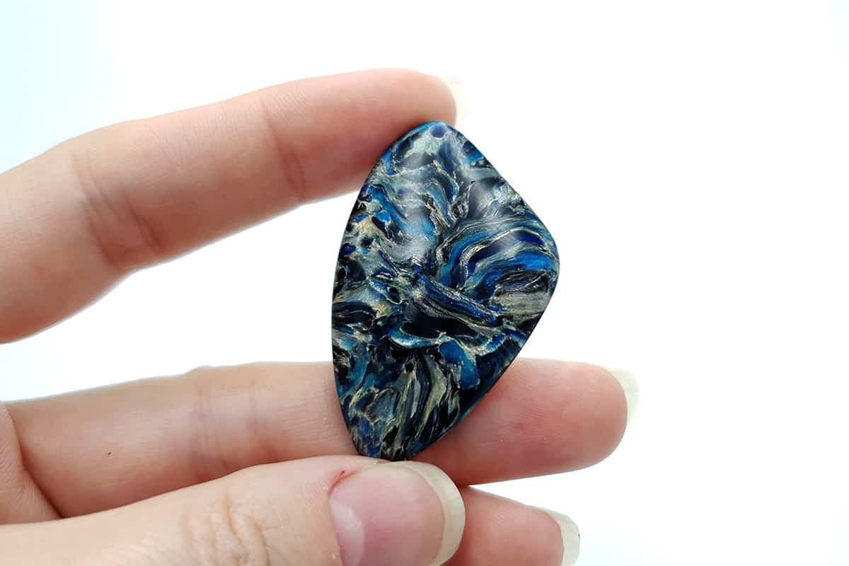 4 pcs Faux Pietersite Stones from Polymer Clay (#9) Cabochons SweetyBijou Cabochons