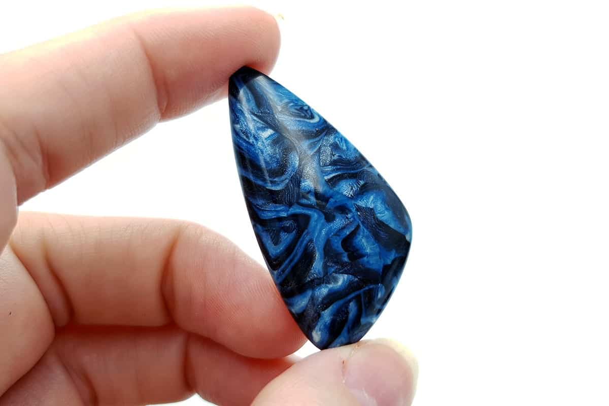 4 pcs Faux Pietersite Stones from Polymer Clay (#9) Cabochons SweetyBijou Cabochons
