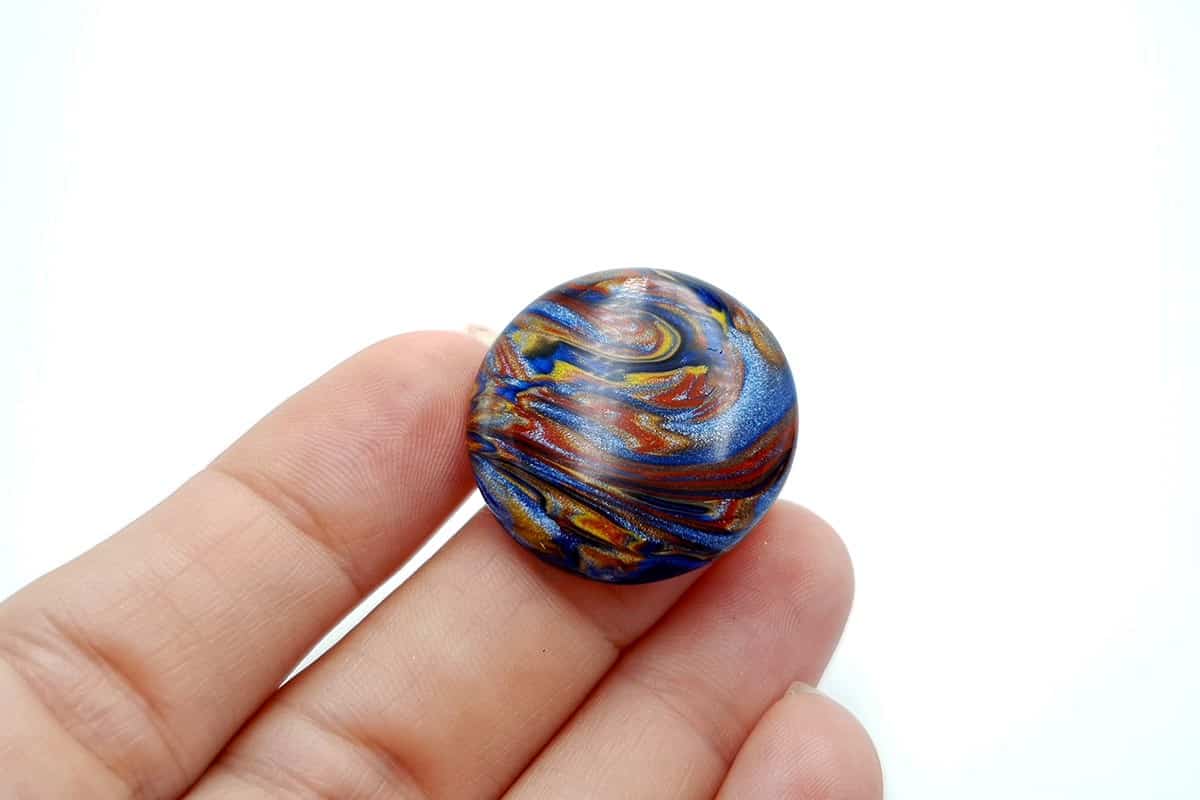 4 pcs Faux Pietersite Stones from Polymer Clay (#9) Cabochons SweetyBijou Cabochons