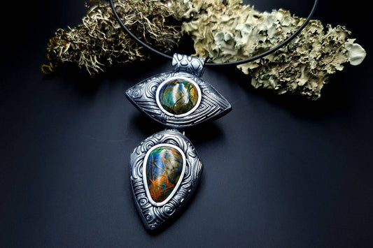 Polymer Clay Pendant Pendant SweetyBijou Jewelry