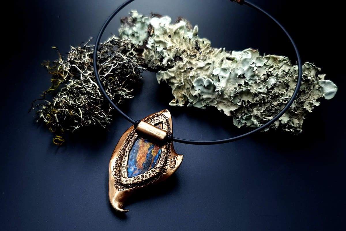 Polymer Clay Necklace #5 Necklace SweetyBijou Jewelry