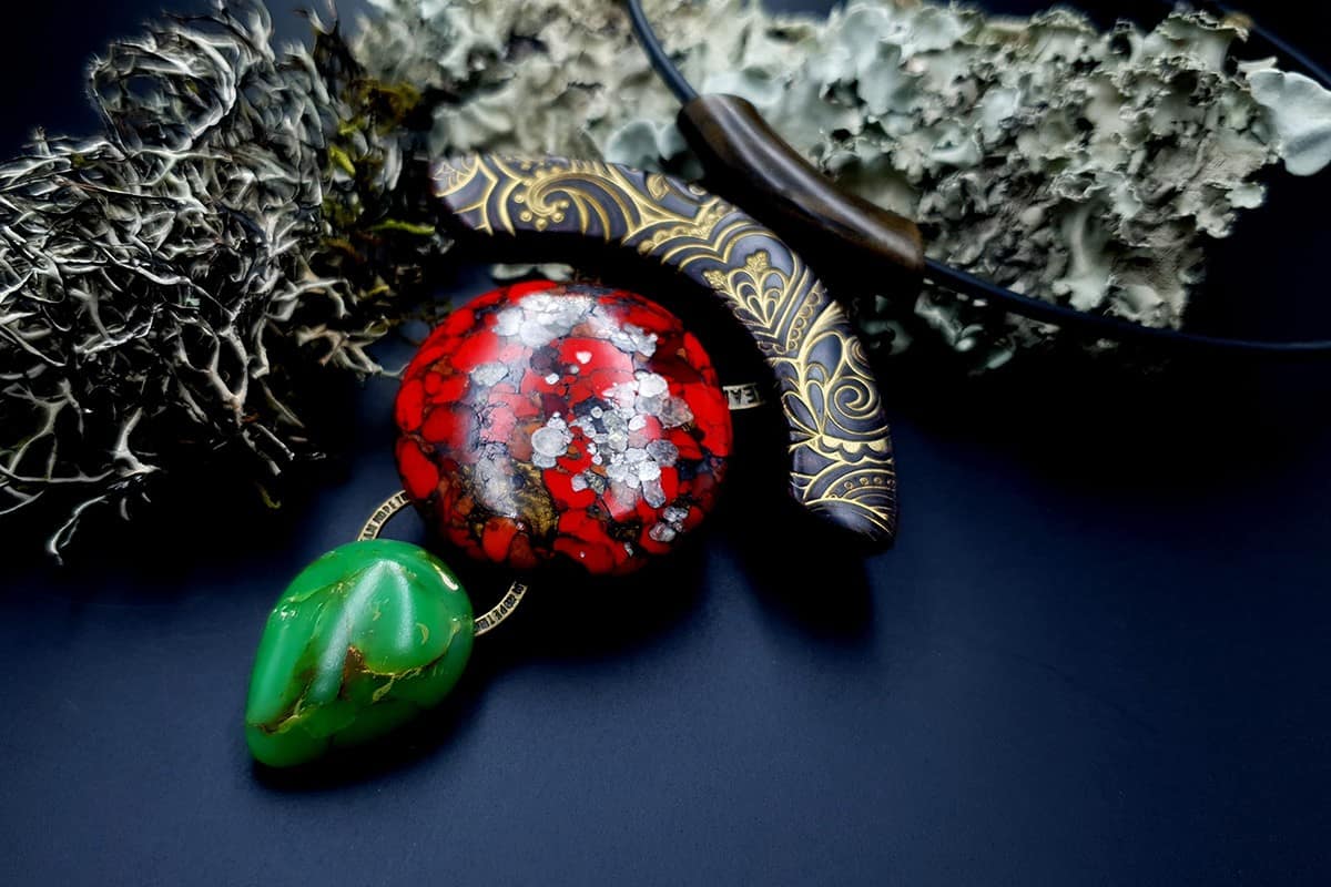 Polymer Clay Necklace #8 Necklace SweetyBijou Jewelry