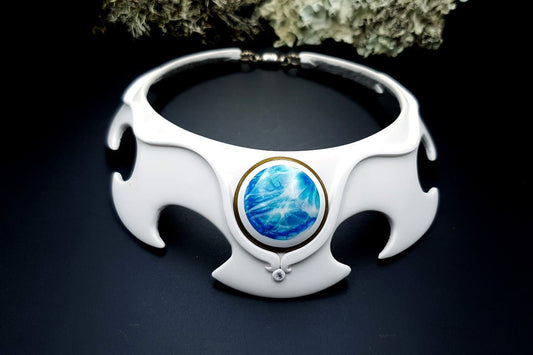 Polymer Clay Necklace Pure Energy Necklace SweetyBijou Jewelry