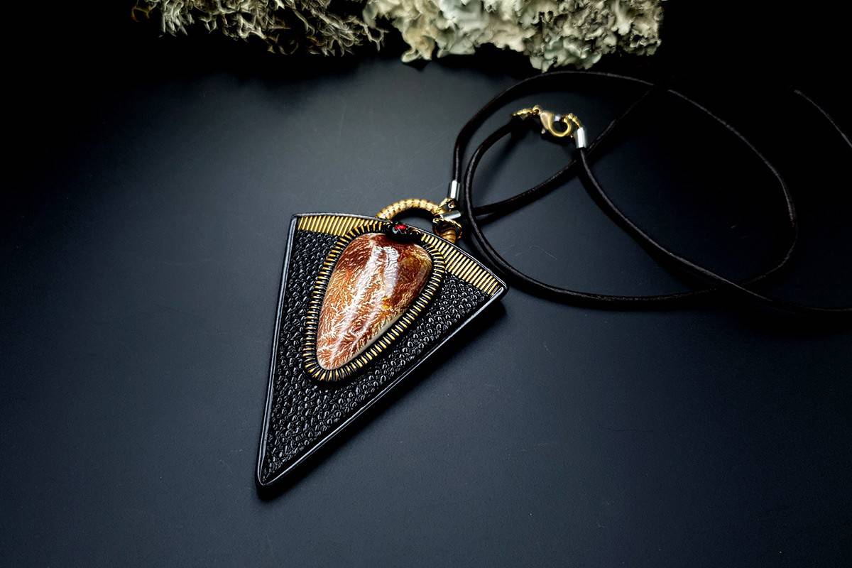 Polymer Clay Necklace #14 Necklace SweetyBijou Jewelry