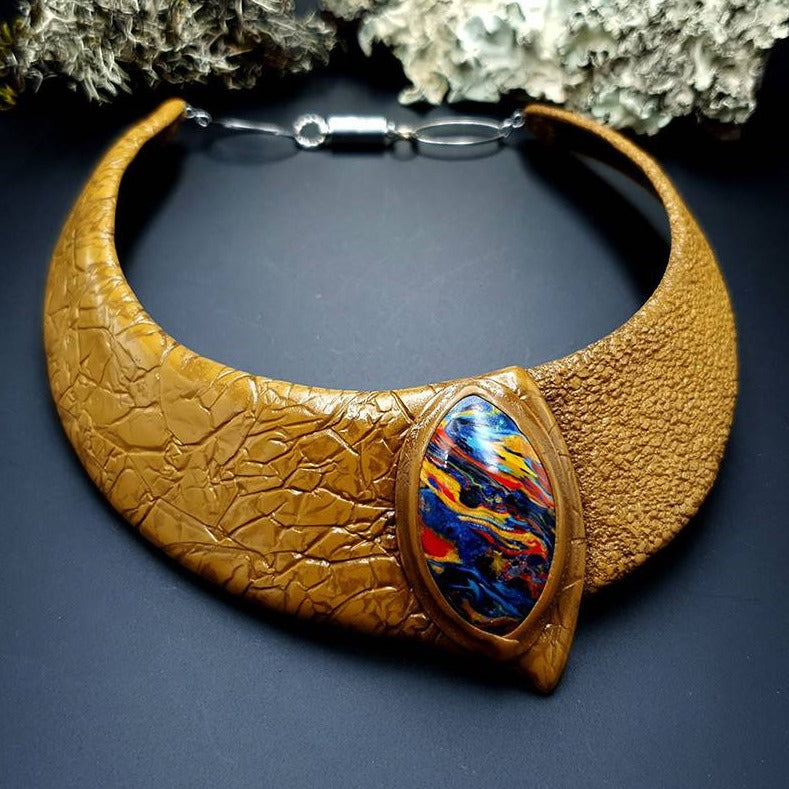 Polymer Clay Necklace #16 Necklace SweetyBijou Jewelry Default Title