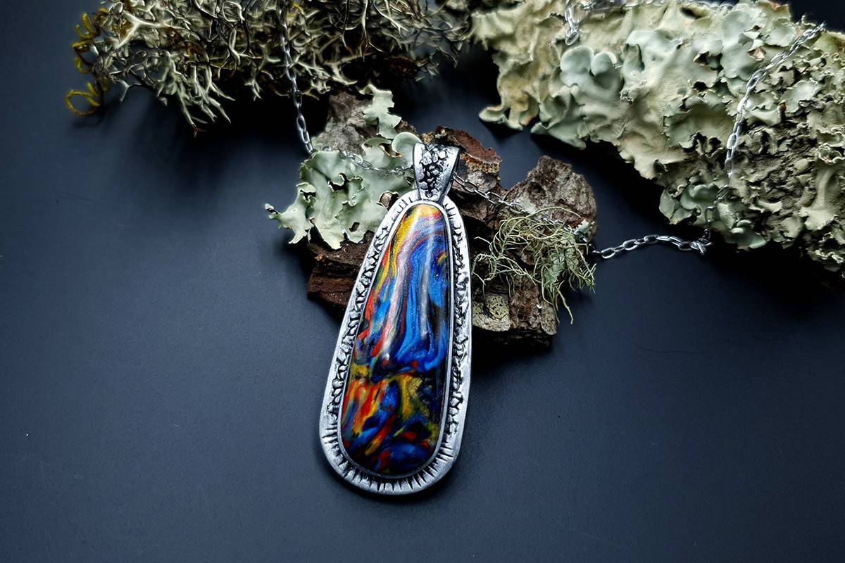Polymer clay Pendant #2 Pendant SweetyBijou Jewelry