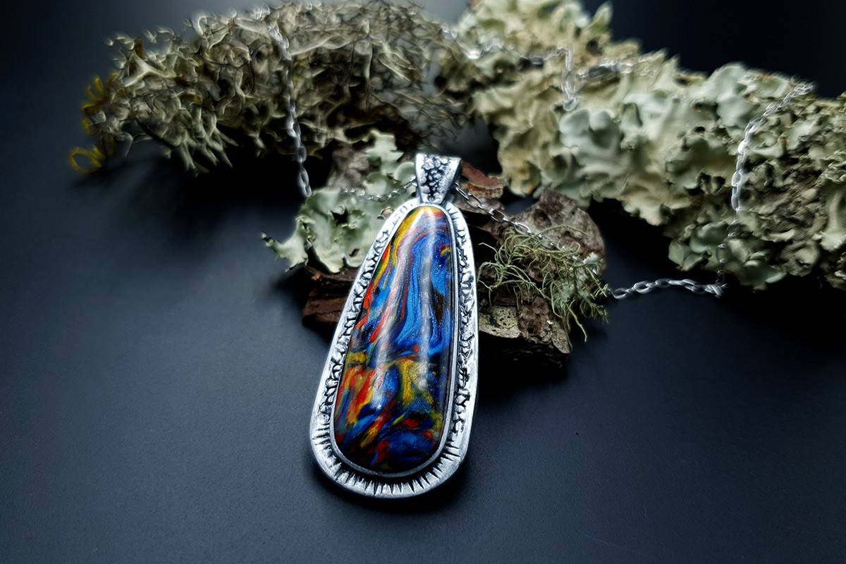 Polymer clay Pendant #2 Pendant SweetyBijou Jewelry