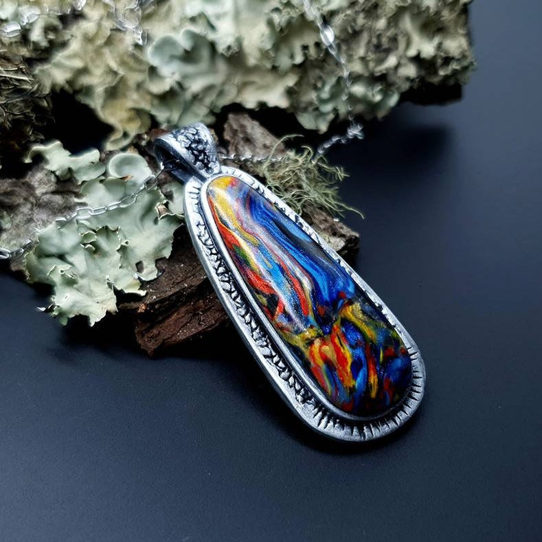Polymer clay Pendant #2 Pendant SweetyBijou Jewelry Default Title