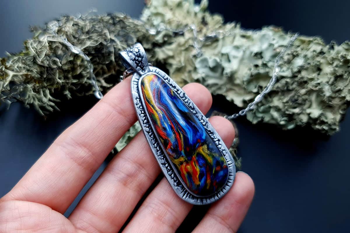 Polymer clay Pendant #2 Pendant SweetyBijou Jewelry