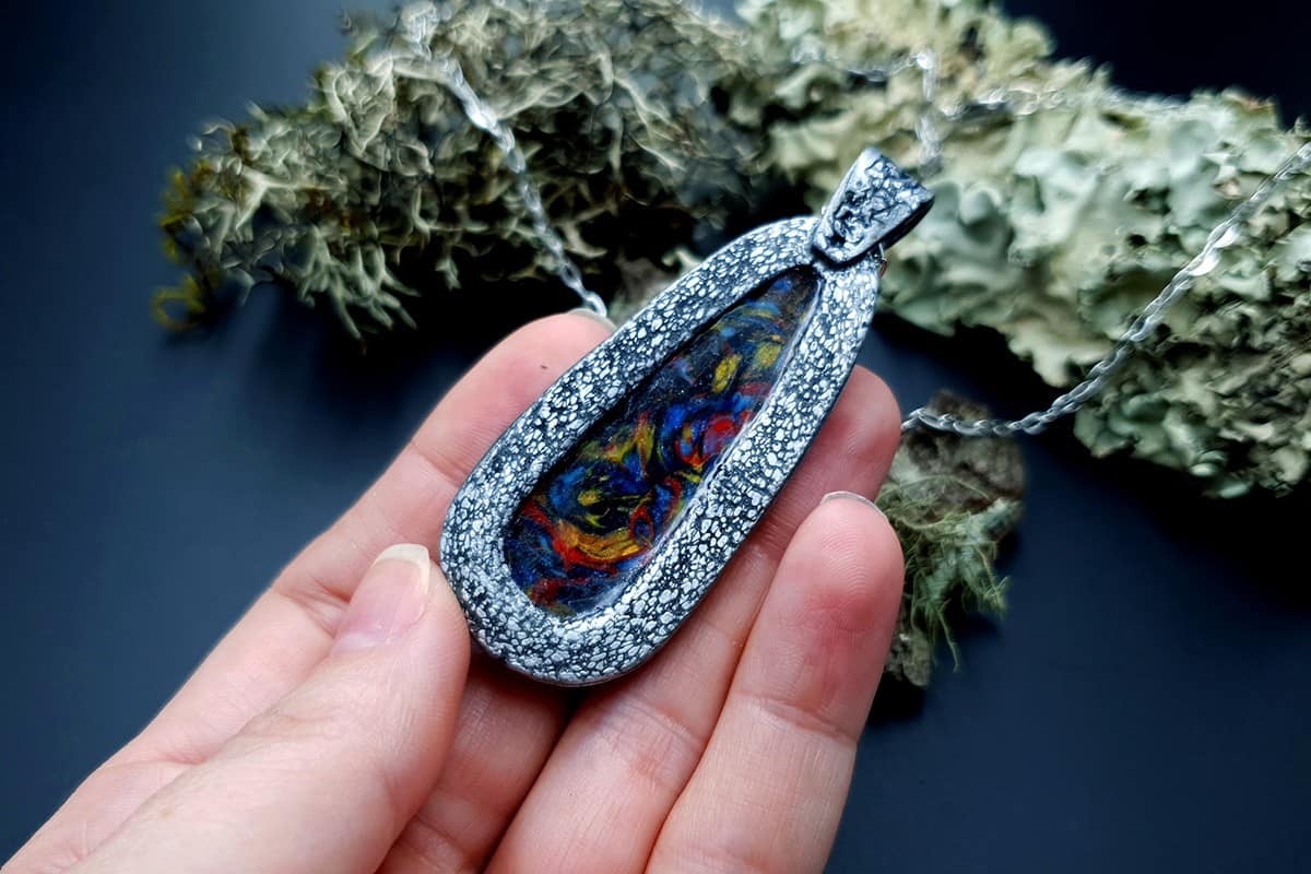Polymer clay Pendant #2 Pendant SweetyBijou Jewelry