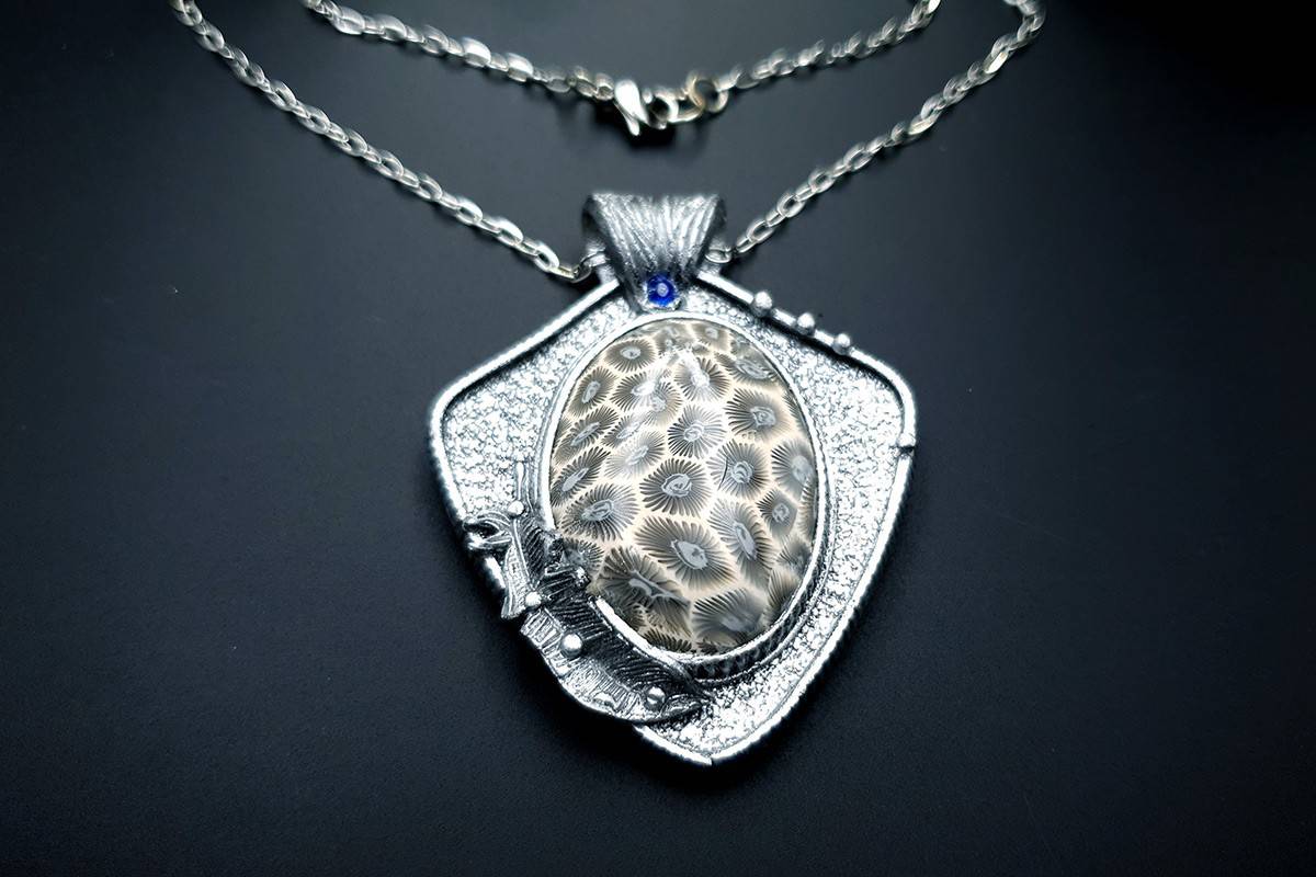 Polymer clay Pendant #3 Pendant SweetyBijou Jewelry
