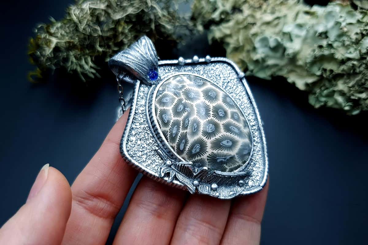 Polymer clay Pendant #3 Pendant SweetyBijou Jewelry