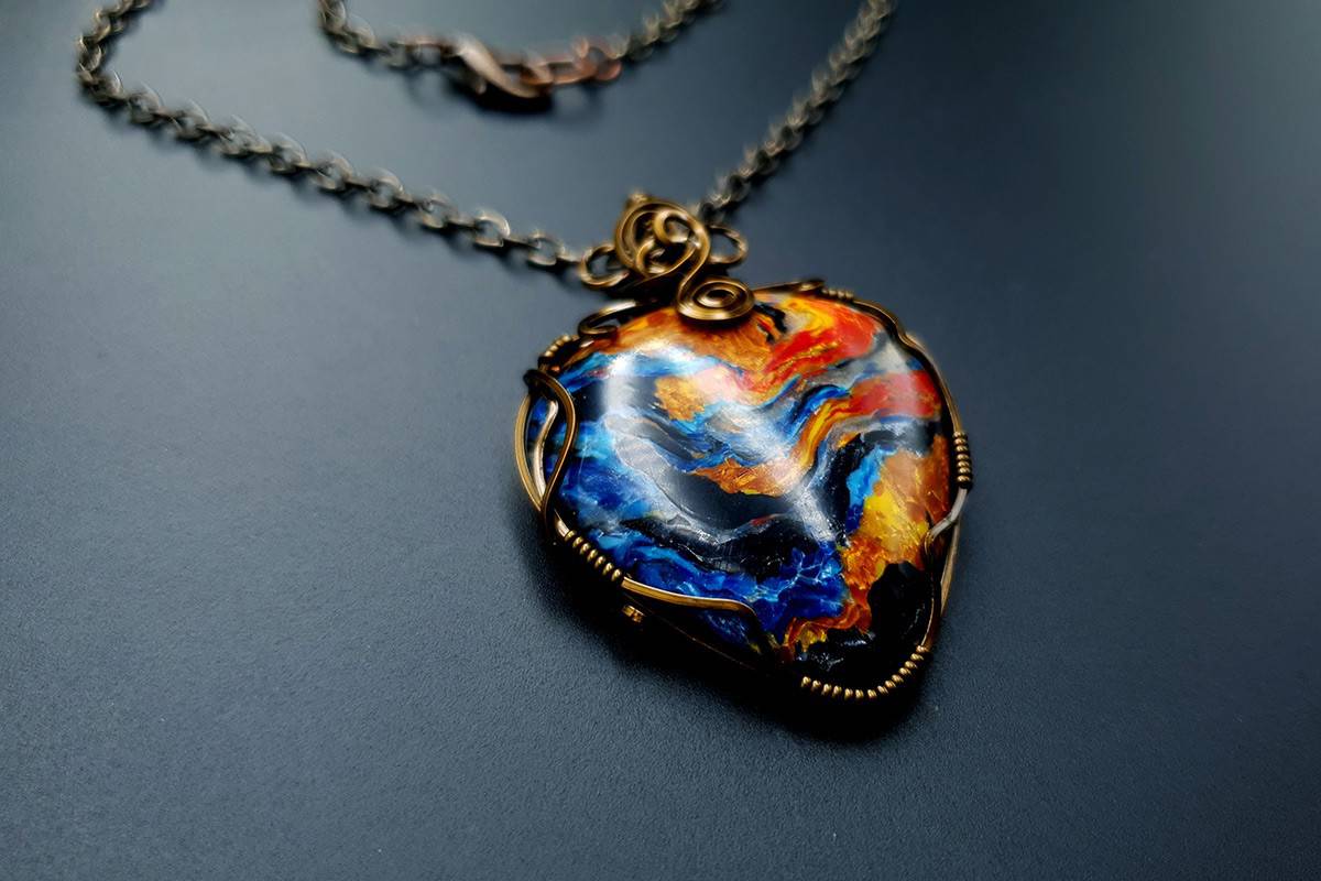 Polymer clay Pendant #6 Pendant SweetyBijou Jewelry