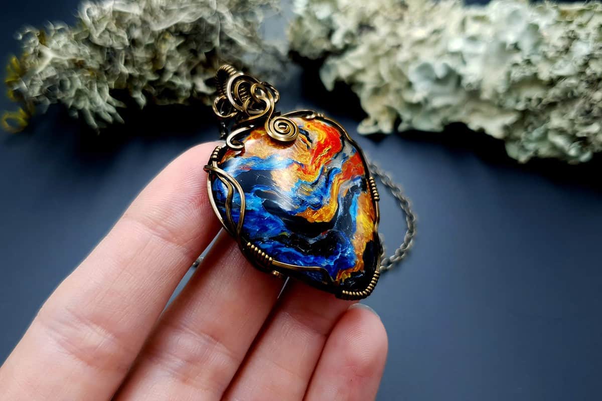 Polymer clay Pendant #6 Pendant SweetyBijou Jewelry