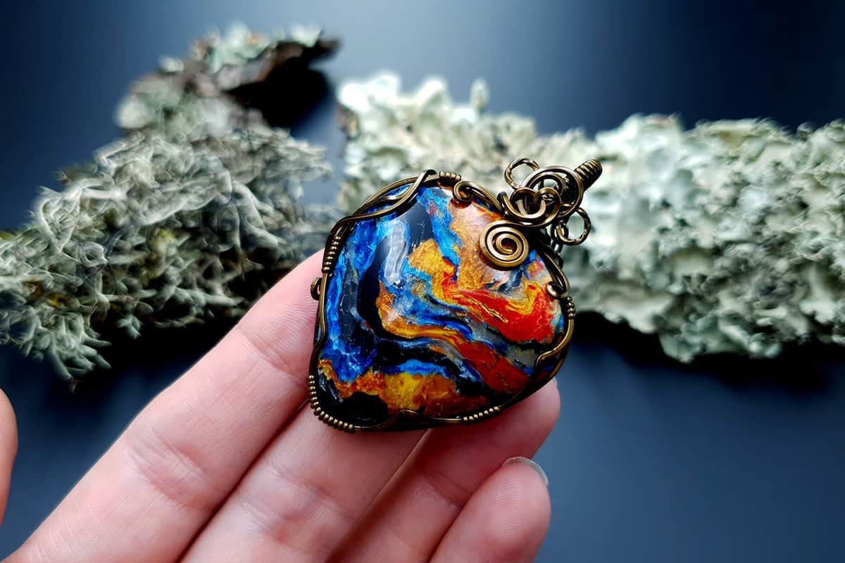 Polymer clay Pendant #6 Pendant SweetyBijou Jewelry