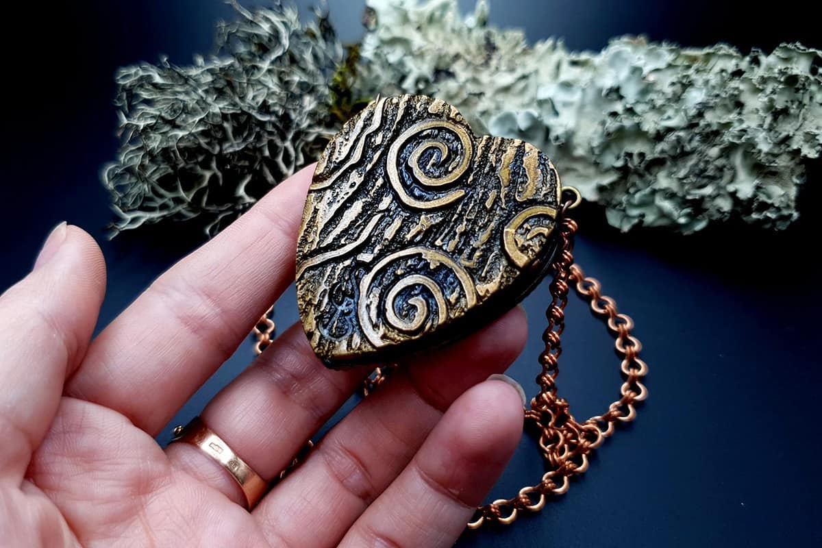 Pendant Photo Frame ~ Green Light Pendant SweetyBijou Jewelry