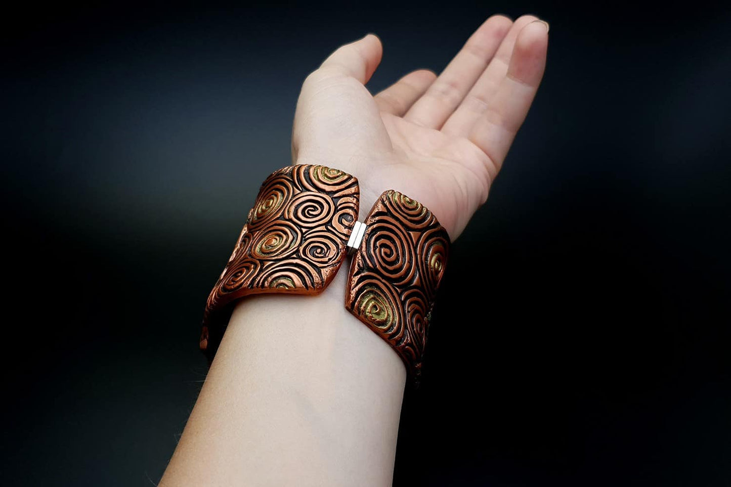 Begonia Leaf Bracelet Cuff Bracelet SweetyBijou Jewelry