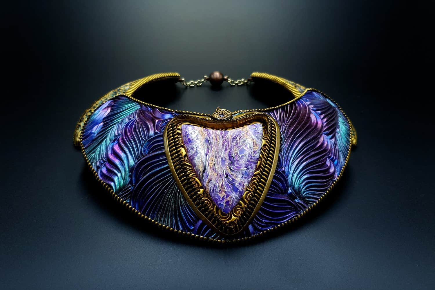 "Electric Feathers" Necklace Necklace SweetyBijou Jewelry