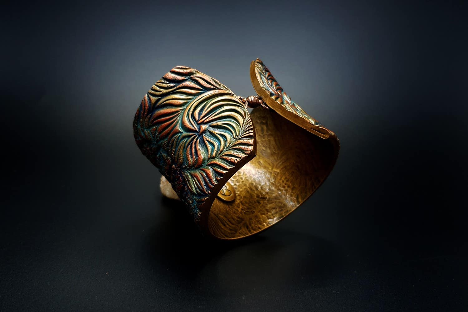 Tree Bark Bracelet Cuff Bracelet SweetyBijou Jewelry