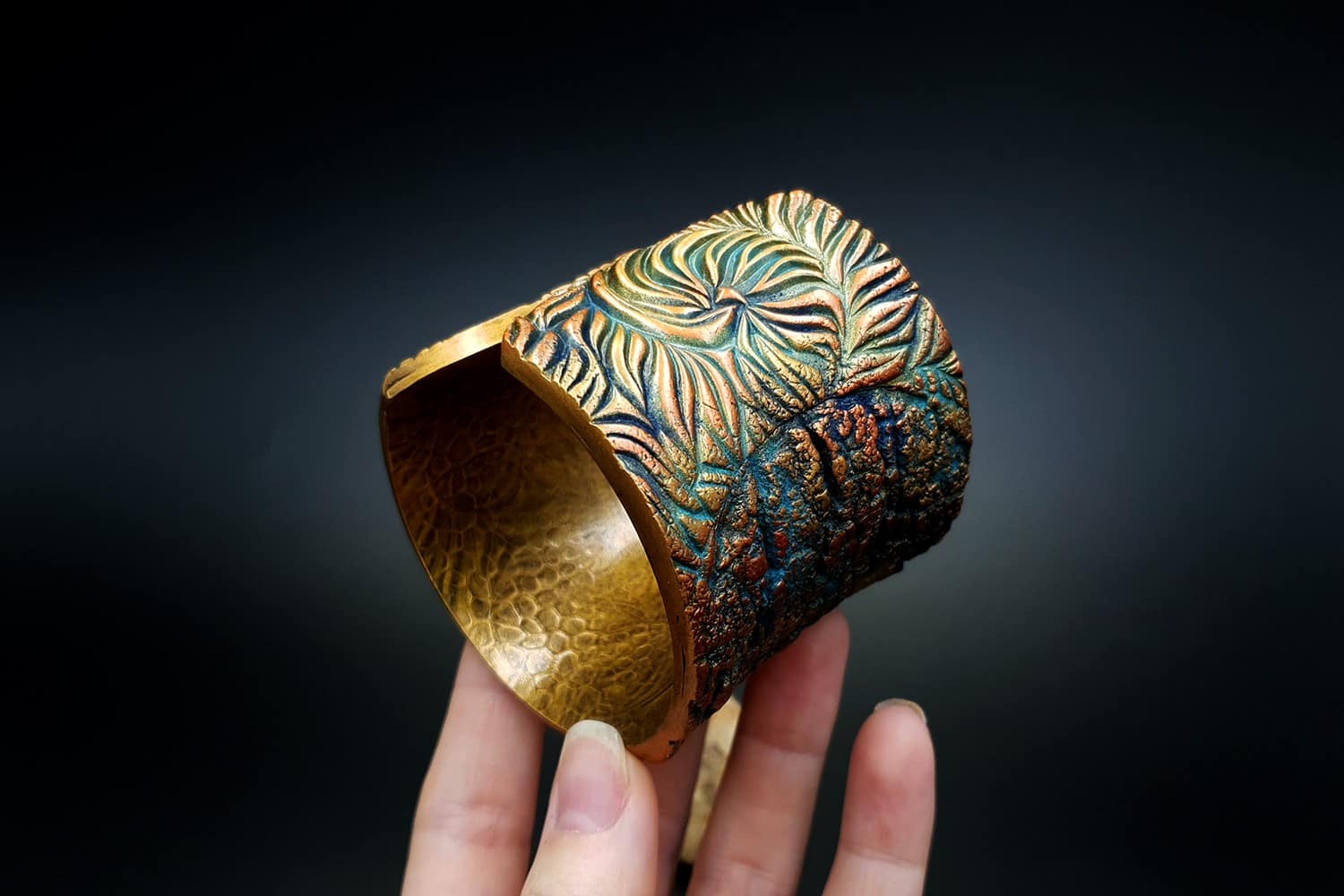 Tree Bark Bracelet Cuff Bracelet SweetyBijou Jewelry
