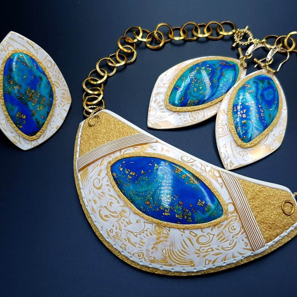 "Windows Into the Ocean" Jewelry Set Jewelry Set SweetyBijou Jewelry Default Title