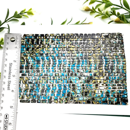 Unbaked Raw Mosaic and Mokume Gane Veneers Set for Jewelry Making