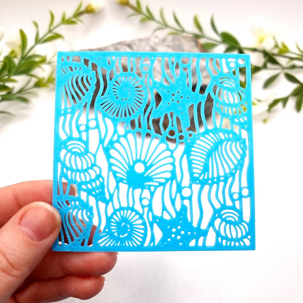 Set of 12 Stencils - Ocean Collection