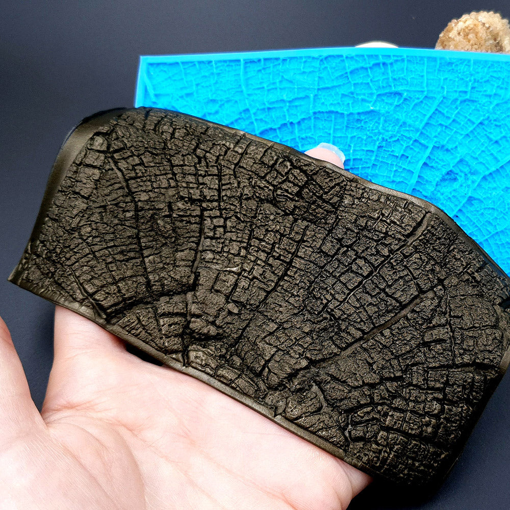 Silicone Texture - Cracked Wood #2