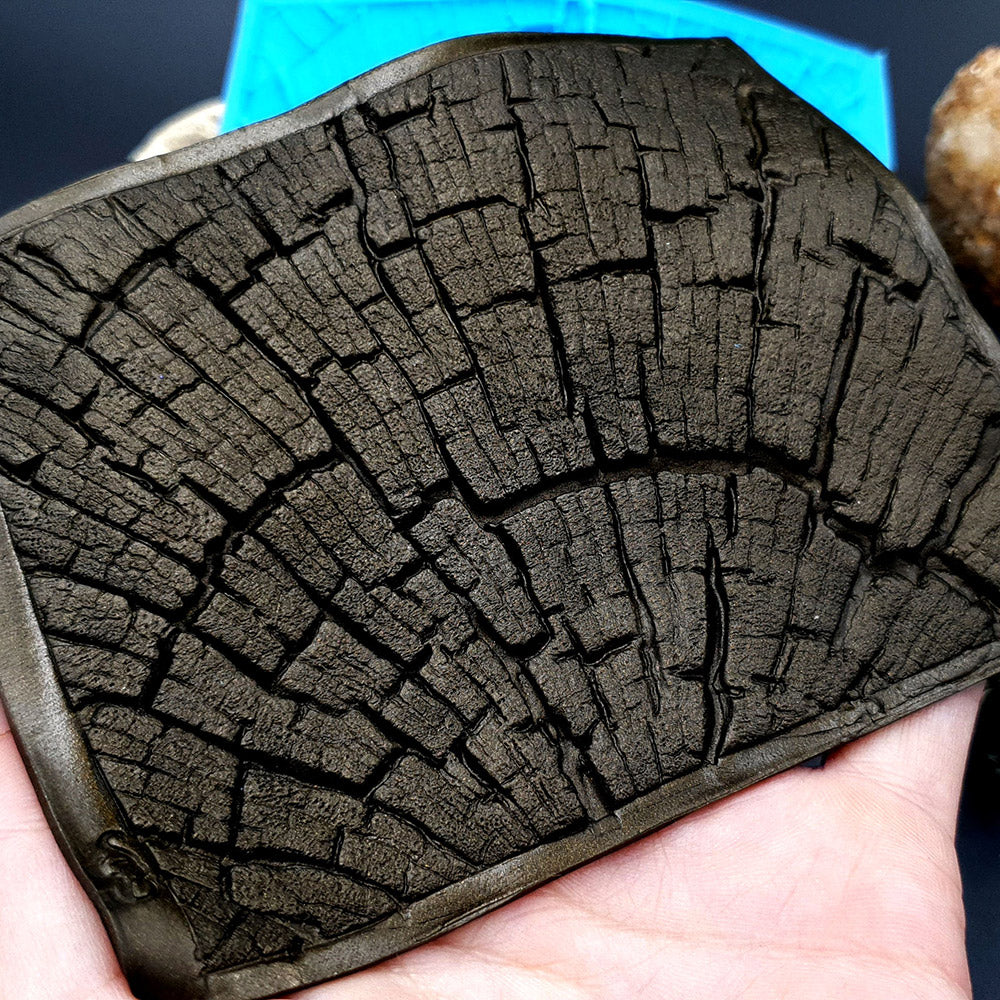 Silicone Texture - Cracked Wood