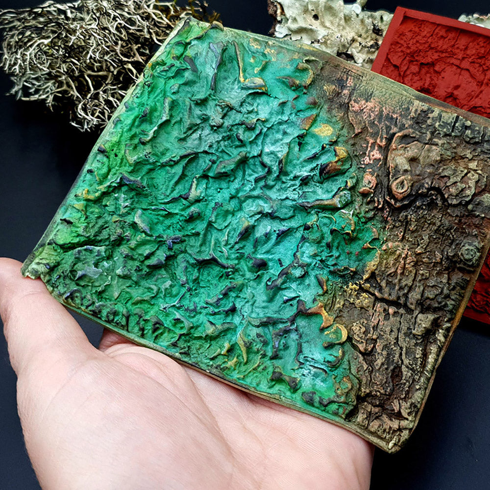 Silicone Texture - Forest Lichens
