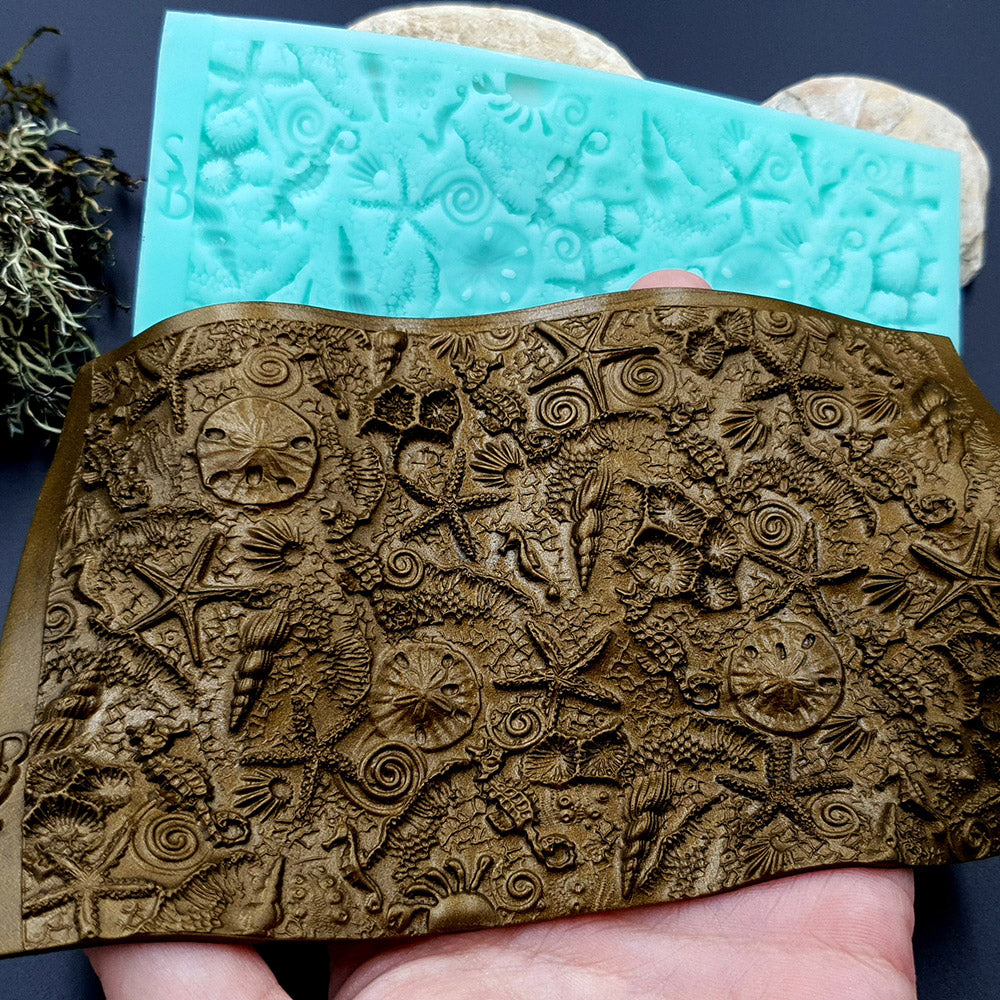Silicone Texture - OUT Sea Horses & Stars