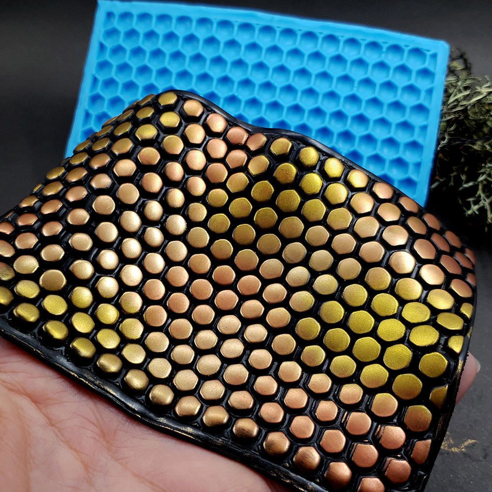 Silicone Texture - Honeycomb (Opposite)