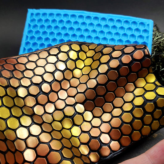 Silicone Texture - Honeycomb (Opposite)