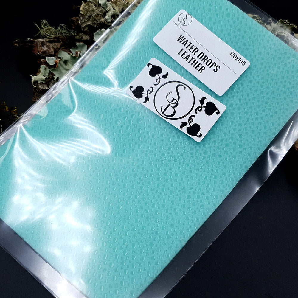 Silicone Texture - Water Drops Leather