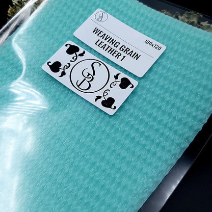Silicone Texture - Weaving Grain Leather 1