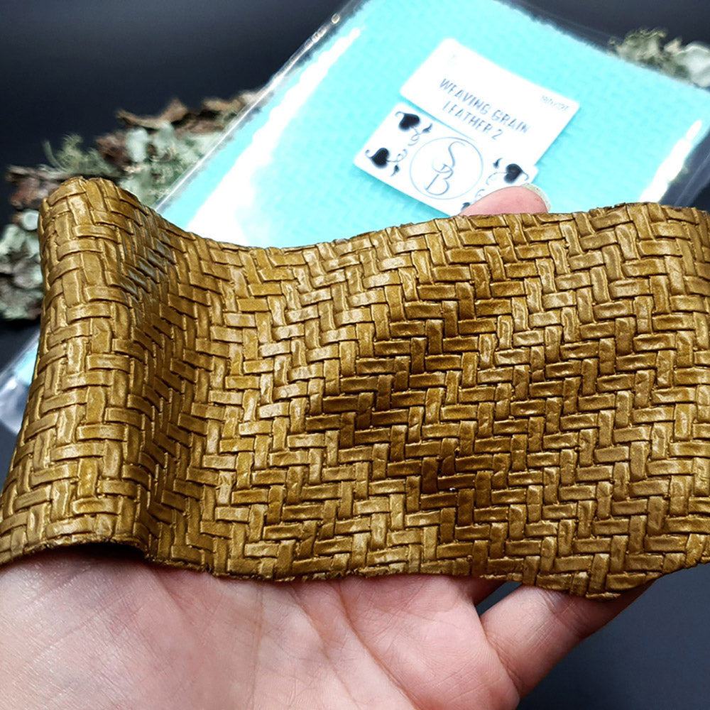 Silicone Texture - Weaving Grain Leather 2