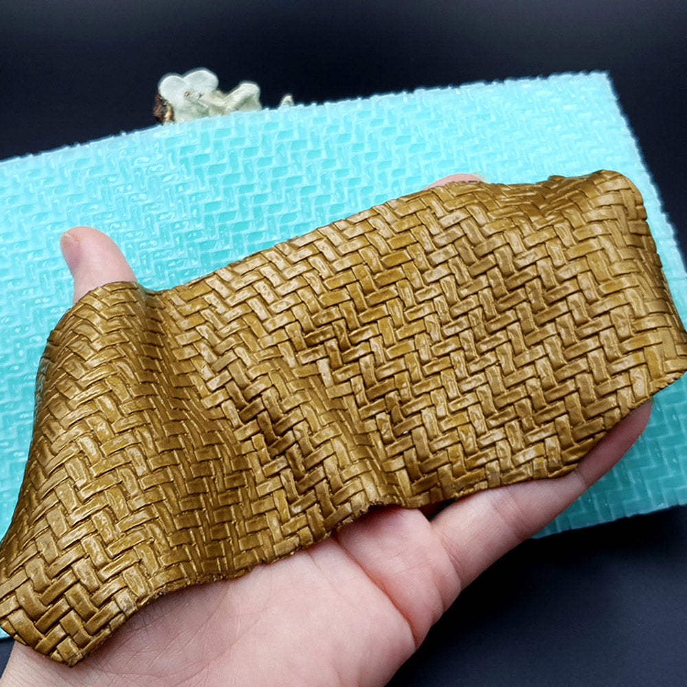 Silicone Texture - Weaving Grain Leather 2