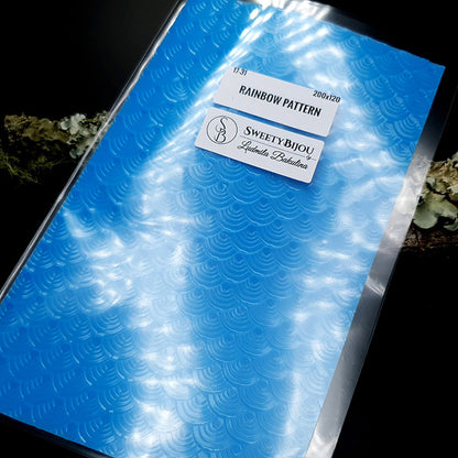 Silicone Texture - Rainbow Pattern