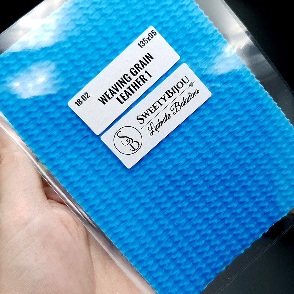 Silicone Texture - Weaving Grain Leather 1