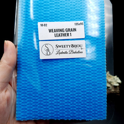 Silicone Texture - Weaving Grain Leather 1