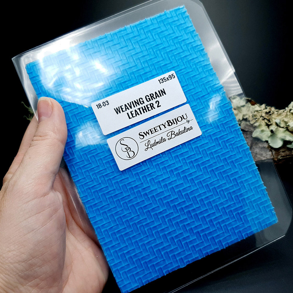 Silicone Texture - Weaving Grain Leather 2