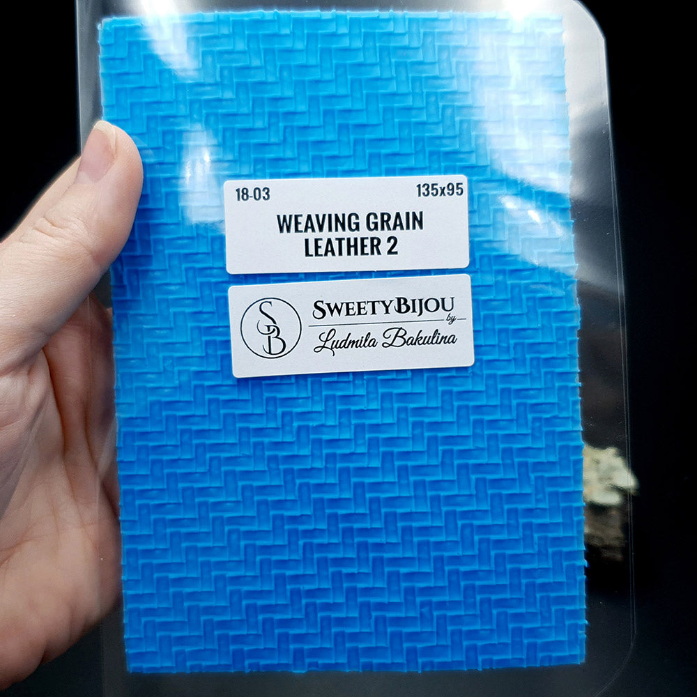 Silicone Texture - Weaving Grain Leather 2