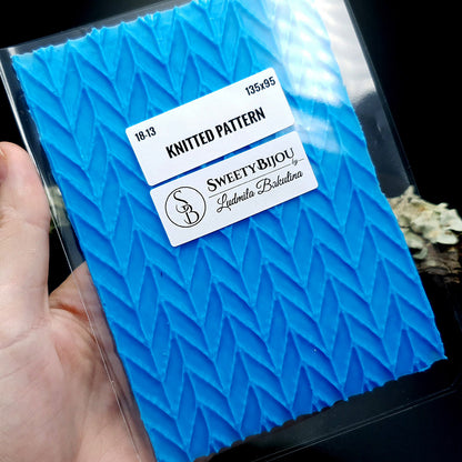 Silicone Texture - Knitted Pattern, Small