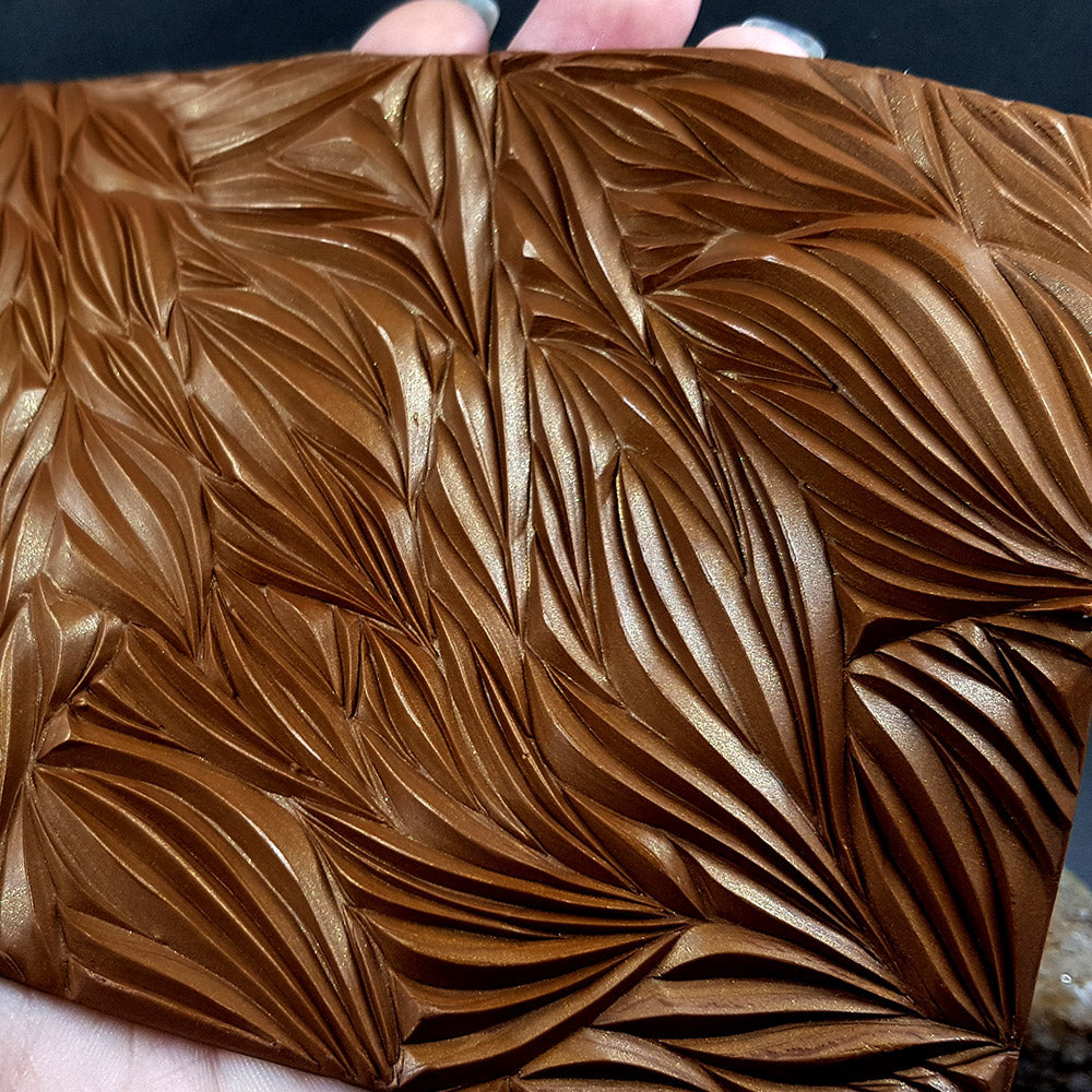 Hand Carved Silicone Texture Shibori Silk 3