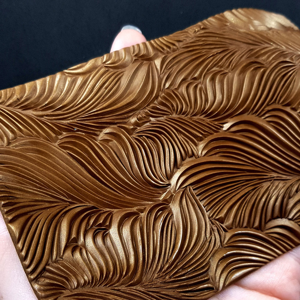 Hand Carved Silicone Texture - Feathers #1