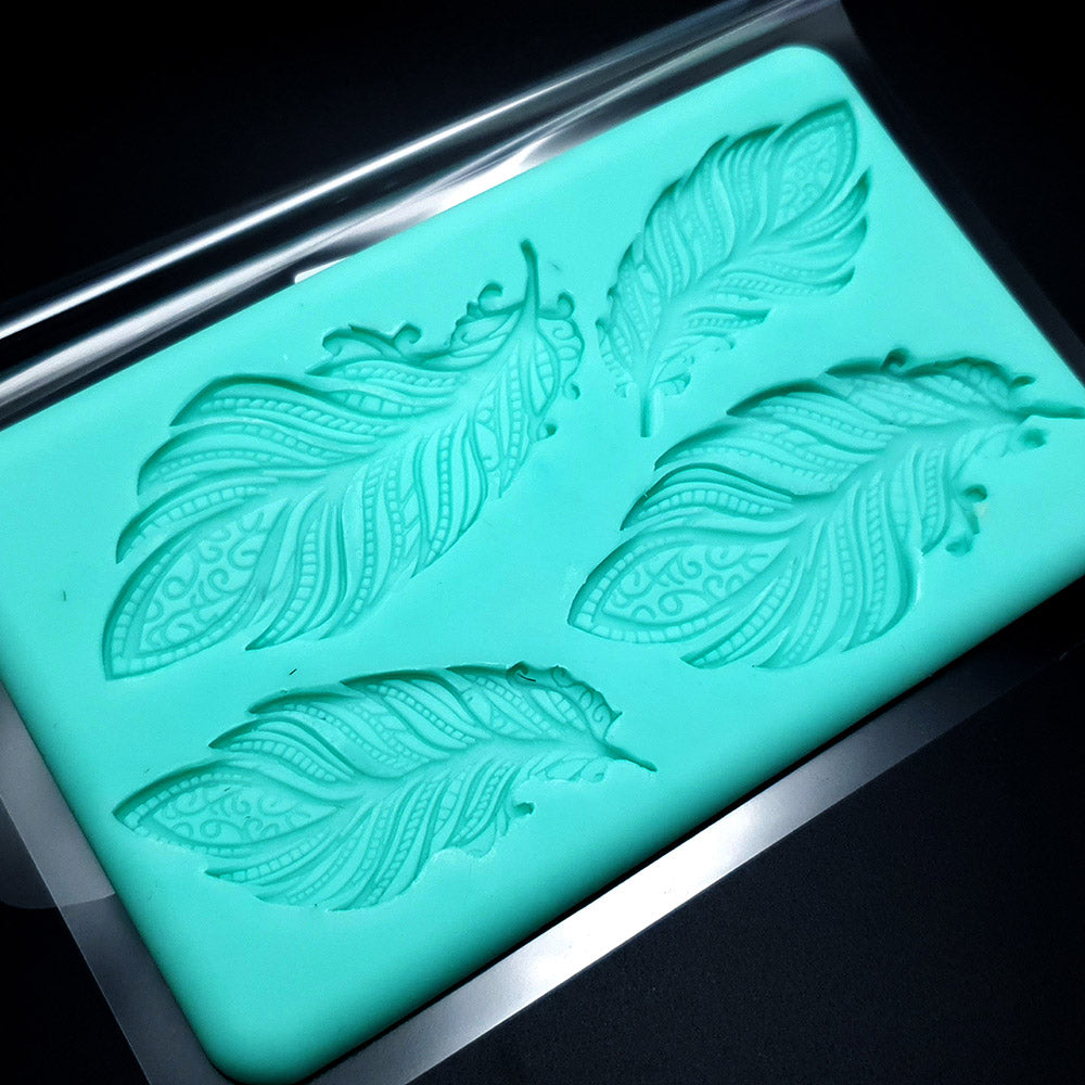 Handmade Silicone Feather Mold #1 - 175x105mm