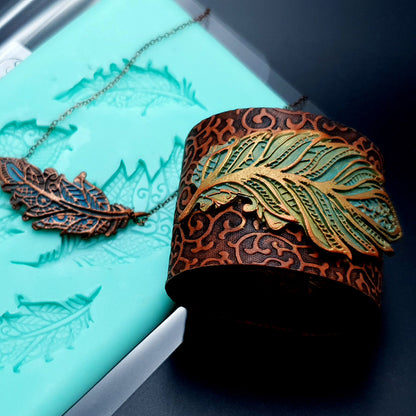 Handmade Silicone Feather Mold #2 - 175x105mm