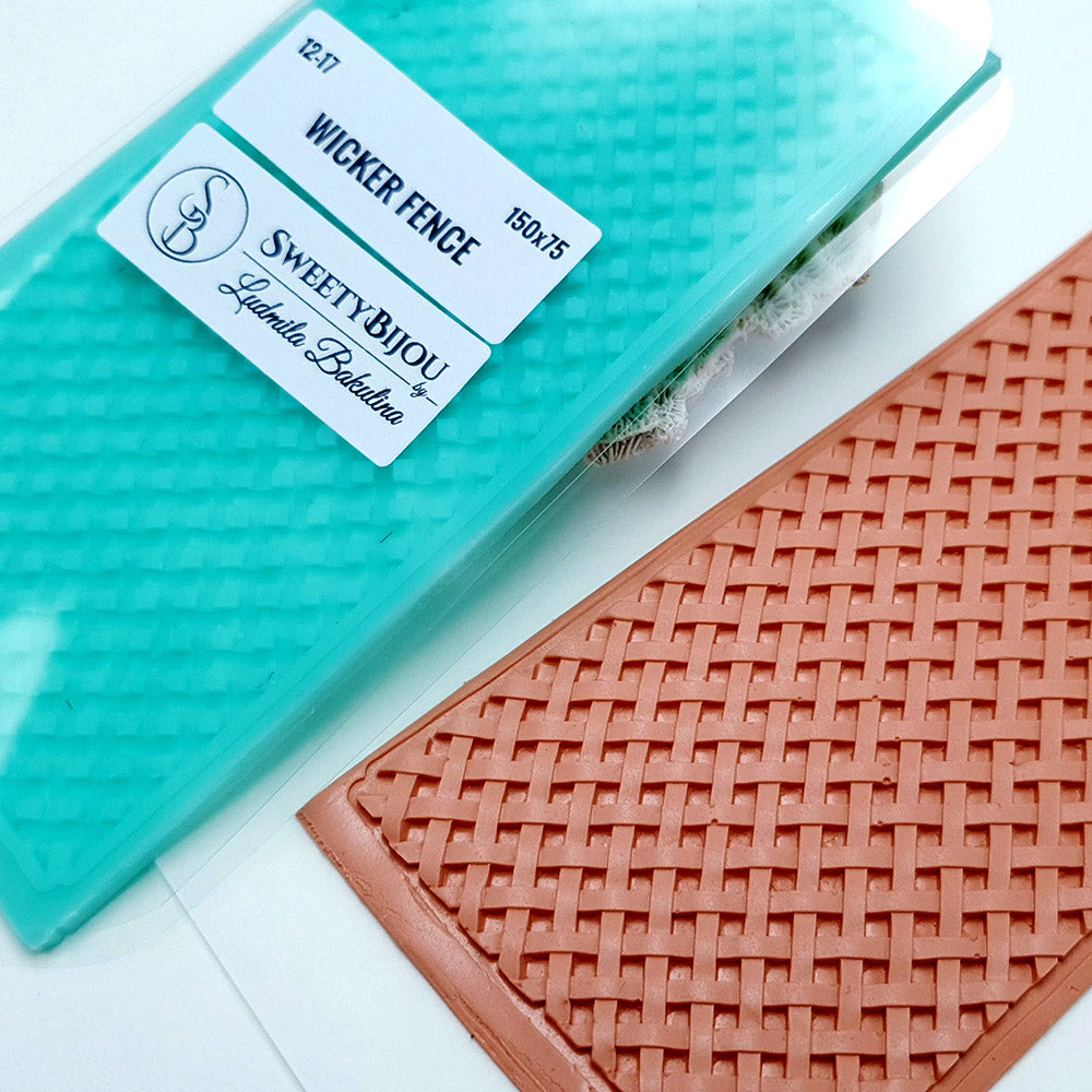 Silicone Texture - Wicker Fence