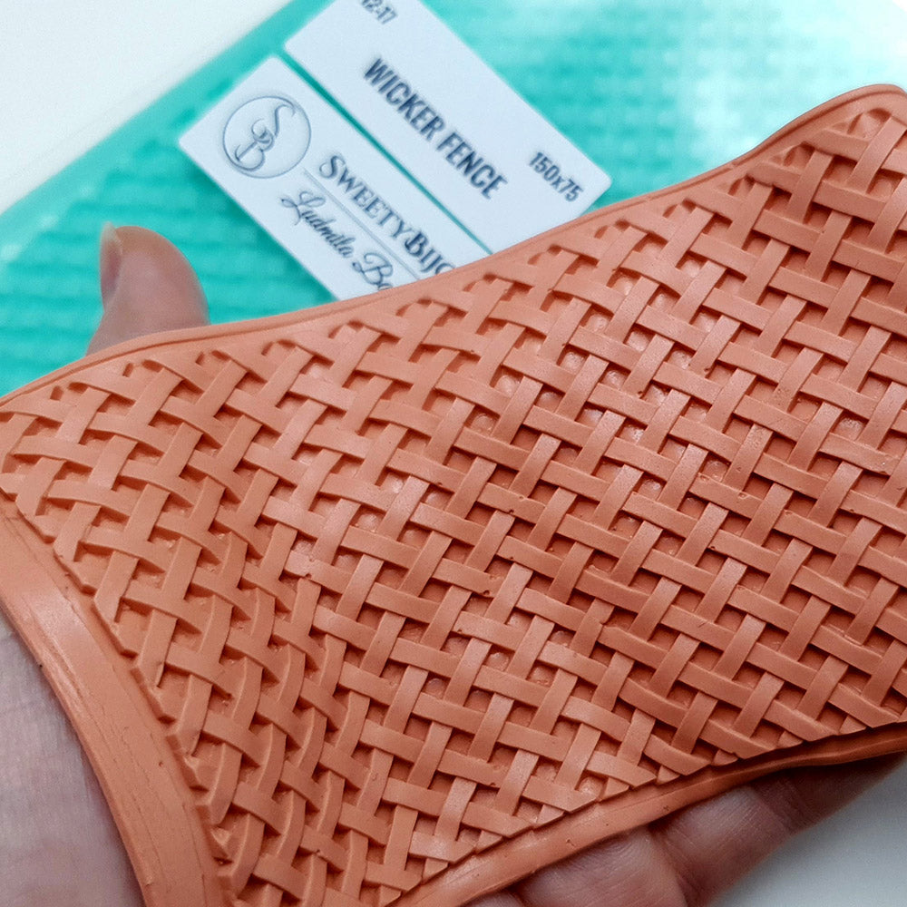 Silicone Texture - Wicker Fence